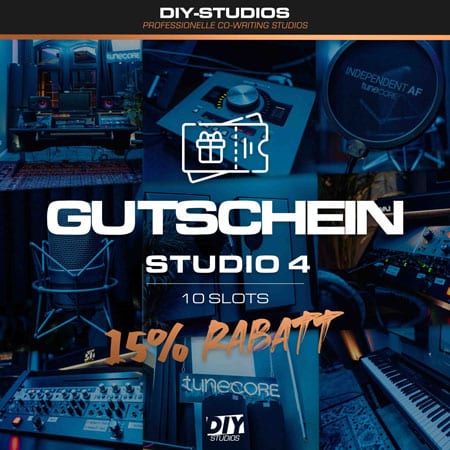 DIY-Studios Gutschein für 15 Slots des Studio 04 mit 15% Rabatt