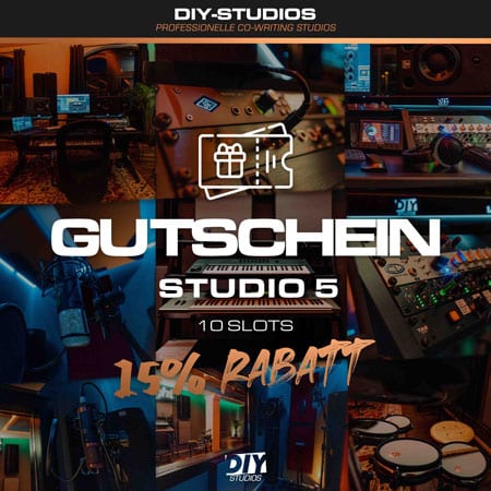 DIY-Studios Gutschein für 10 Slots des Studio 05 mit 15% Rabatt