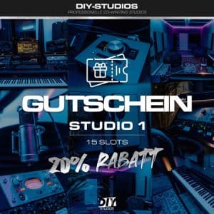 DIY-Studios Gutschein für 15 Slots des Studio 01 mit 20% Rabatt