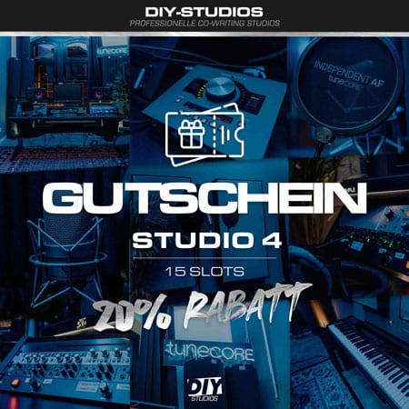 DIY-Studios Gutschein für 15 Slots des Studio 04 mit 20% Rabatt