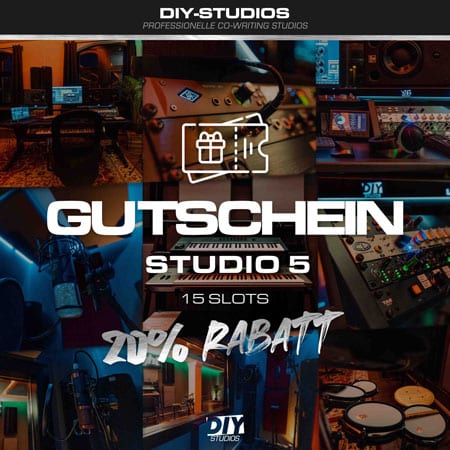 DIY-Studios Gutschein für 15 Slots des Studio 05 mit 20% Rabatt