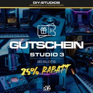 DIY-Studios Gutschein für 20 Slots des Studio 03 mit 25% Rabatt