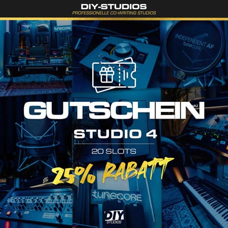 DIY-Studios Gutschein für 20 Slots des Studio 04 mit 25% Rabatt